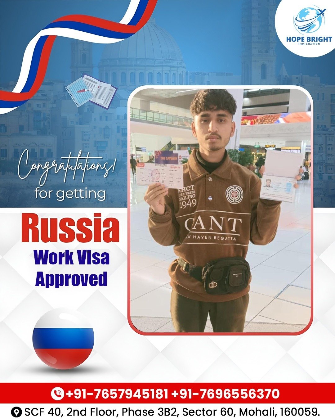Client Testimonial & Visa Approval
